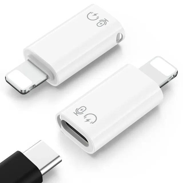 MoKo adattatore USB-C Lightning audio OTG 2 pezzi alluminio