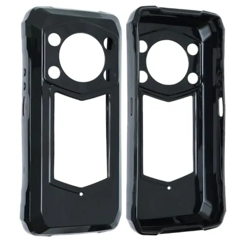 caseroxx TPU custodia Blackview Rock 5 nero antiurto