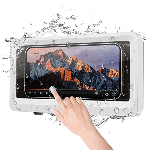 MoKo Custodia Impermeabile Cellulare 6,8" Bianca Parete