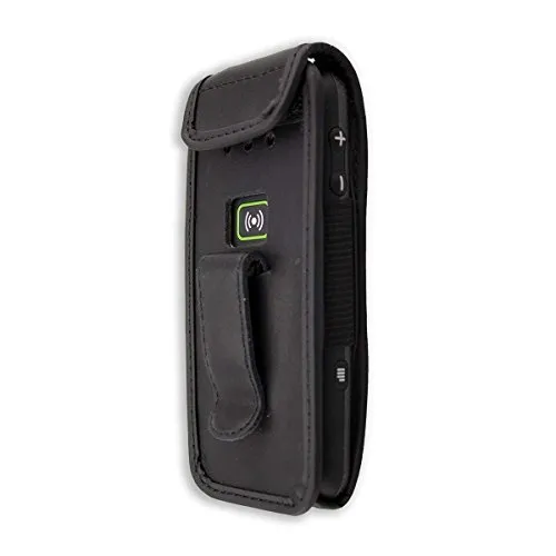 caseroxx Doro Secure 580 custodia pelle nera clip cintura