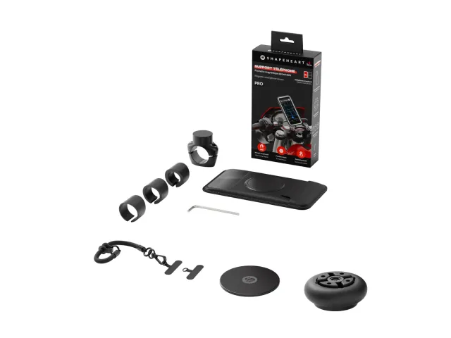Shapeheart Moto Pro Kit Completo supporto telefono XL antivibrazione