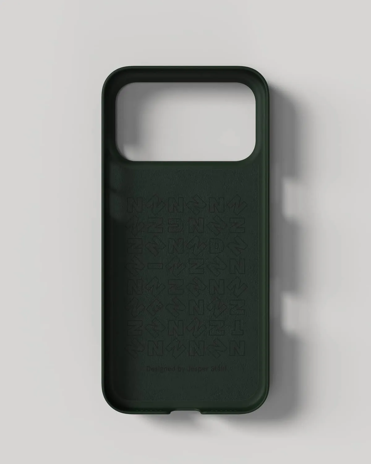 Nudient Thin Case iPhone 18 Pro Max cover verde sottile