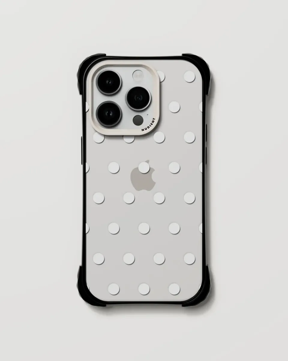 Nudient Form Bumpy Case cover anturto trasparente