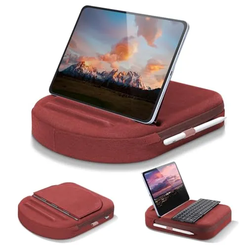 MoKo Supporto Cuscino Tablet 11" Rosso Regolabile