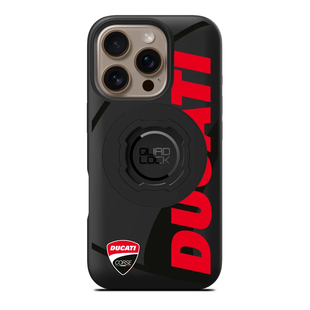 Quad Lock MAG Ducati Corse custodia iPhone protezione urti