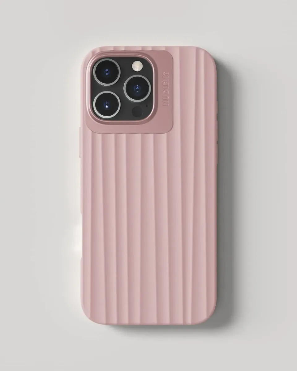 Nudient Bold Case iPhone 16 Pro Max cover Dusk Pink MagSafe