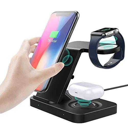 MoKo 3 in 1 caricatore wireless iPhone Watch AirPods