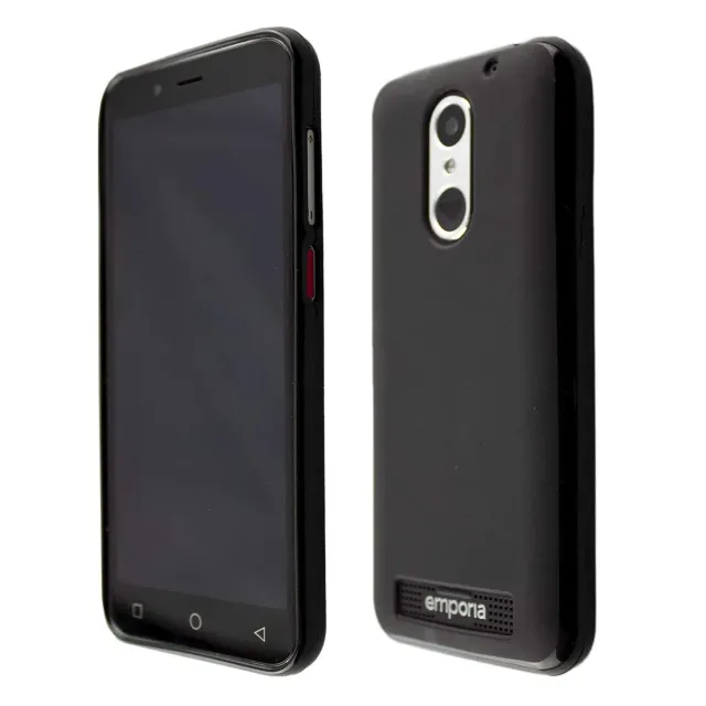 caseroxx Emporia Smart 4 Cover TPU Nero Antiurto