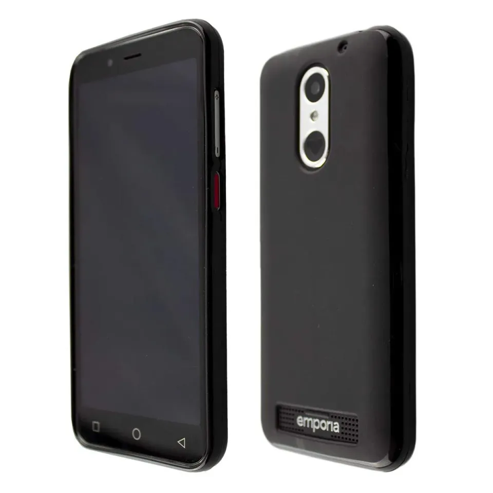 caseroxx Emporia Smart 4 Cover TPU Nero Antiurto