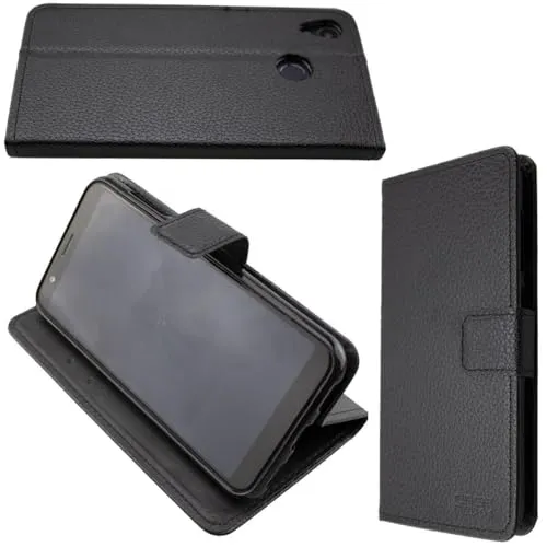 caseroxx Bookstyle Gigaset GS185 custodia portafoglio nero