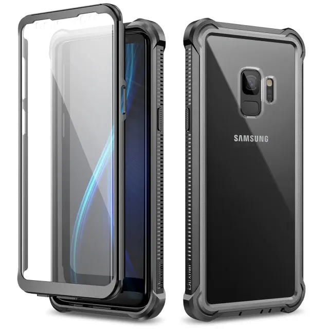Dexnor cover Galaxy S9 nera 360° antiurto con pellicola