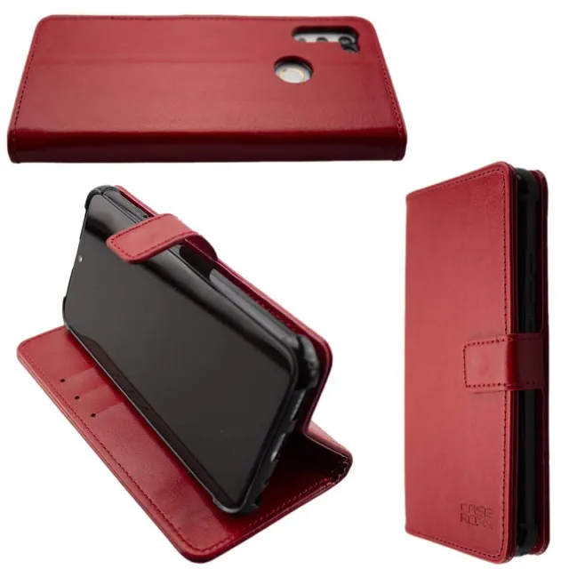 caseroxx Bookstyle Custodia per Gigaset GS4 Senior rossa portafoglio