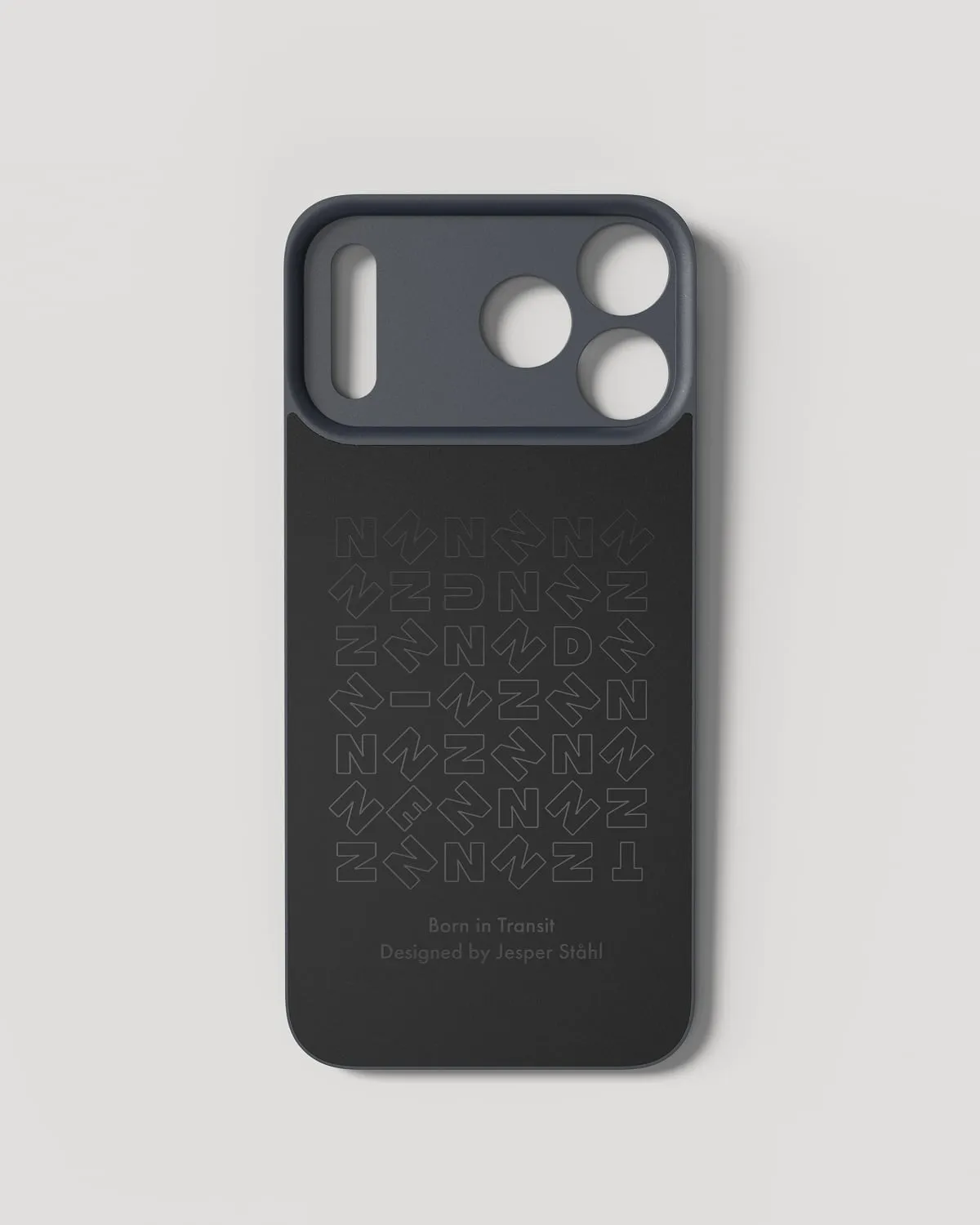 Nudient Slice Case cover iPhone 17 Pro Max blu con MagSafe
