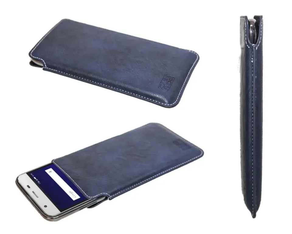caseroxx Business-Line Huawei P30 Pro custodia tasca azzurra clip