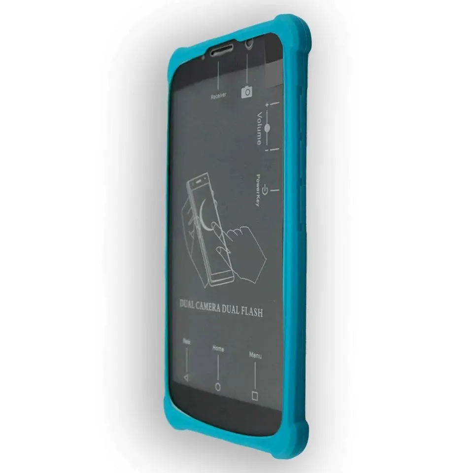 caseroxx TPU Custodia Timmy M12 azzurro chiaro antiurto