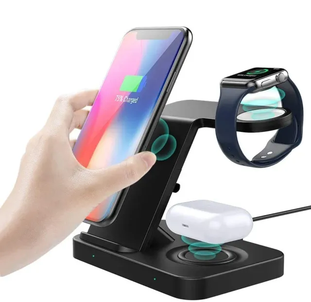 MoKo 3 in 1 caricatore wireless iPhone Watch AirPods