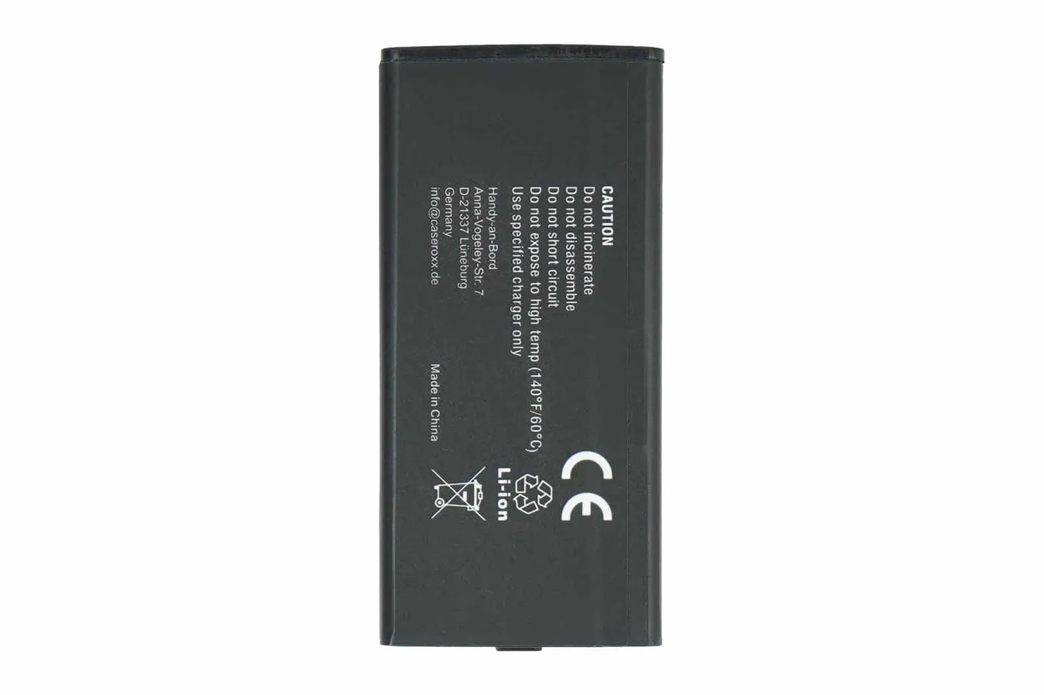 caseroxx Cat B26 batteria ricambio 1500 mAh litio lunga durata
