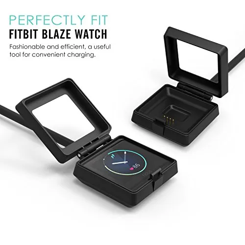 MoKo Fitbit Blaze dock ricarica USB 93 cm nero