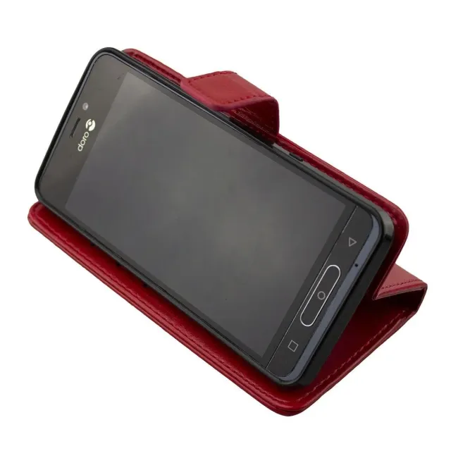 caseroxx Bookstyle Doro 8035 custodia libro rosso carta