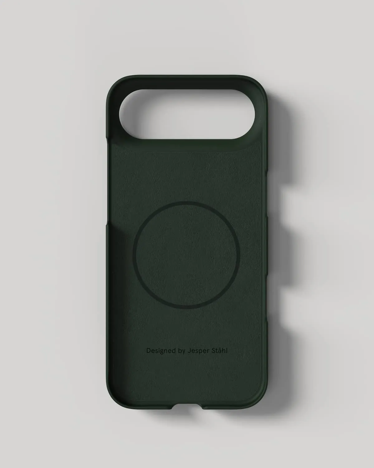 Nudient Thin Case iPhone Air cover verde MagSafe