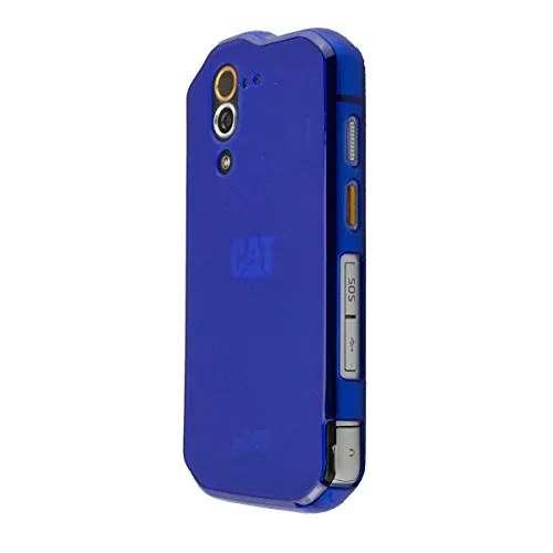 caseroxx Cat S60 cover TPU azzurra antiscivolo
