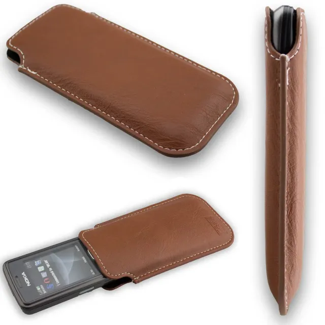 caseroxx Business-Line Nokia 6300/6300i tasca marrone pelle