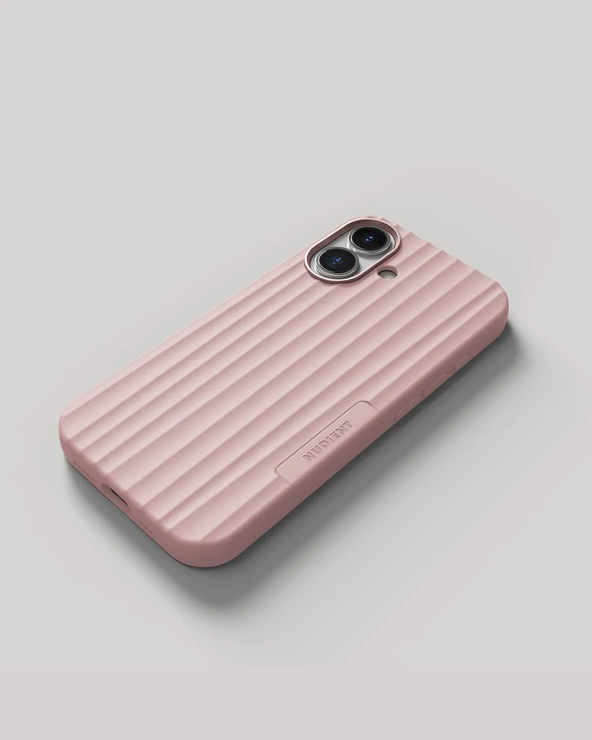 Nudient Bold Case custodia iPhone 17 rosa MagSafe