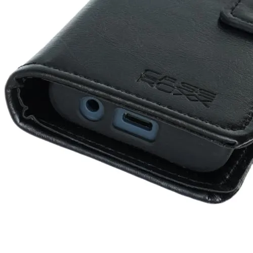 caseroxx Bookstyle custodia libro Nokia 108 4G nera portacarte
