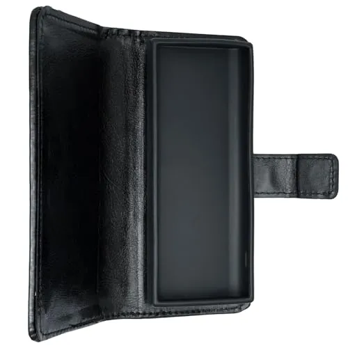 caseroxx Bookstyle custodia libro Nokia 108 4G nera portacarte