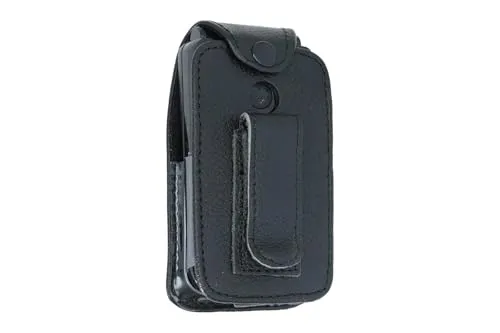 caseroxx Pelle custodia Emporia TALKglam nera con finestra