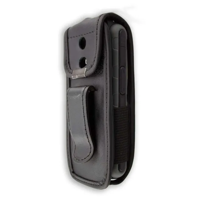 caseroxx custodia con clip Samsung B2700 nero vera pelle