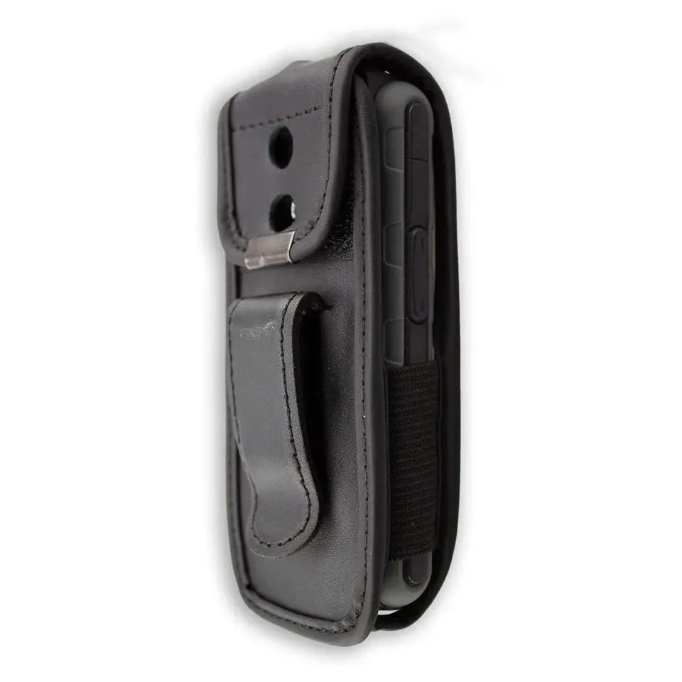 caseroxx custodia con clip Samsung B2700 nero vera pelle
