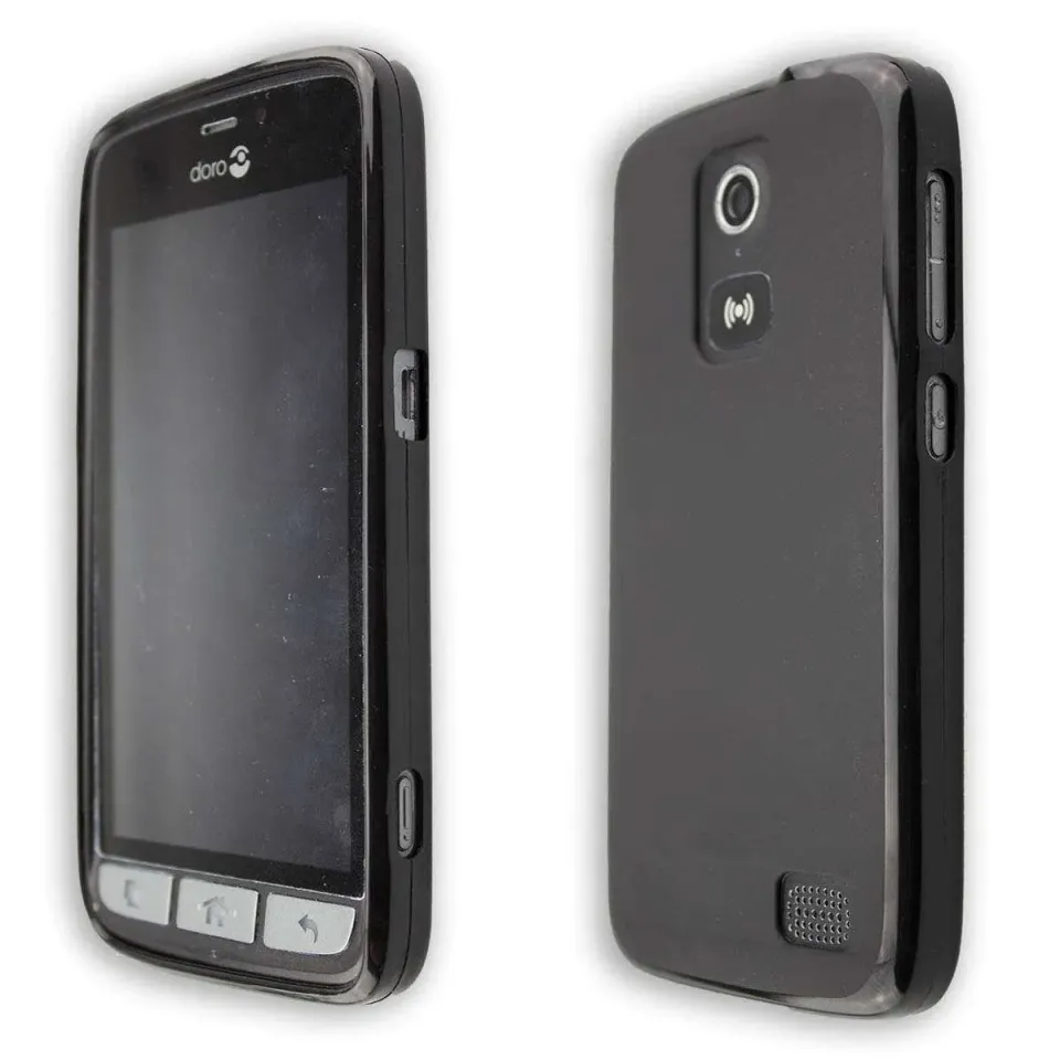 caseroxx Doro 8030/8031 cover TPU nero antiscivolo