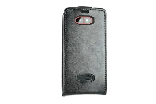 caseroxx Crosscall Spider-X5 flip cover nera magnetica