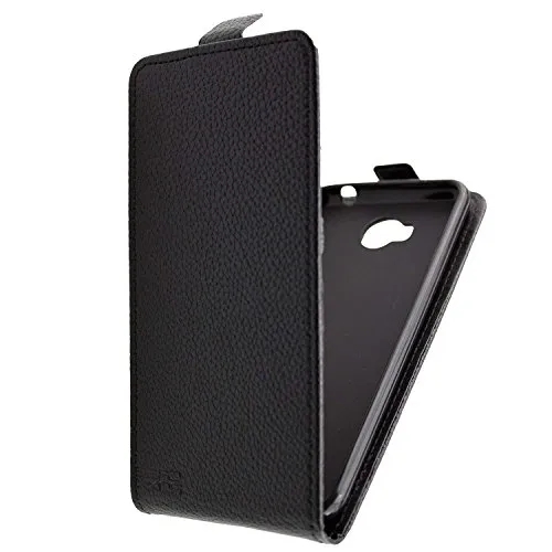 caseroxx Archos 50 Cobalt flip cover nera magnetica