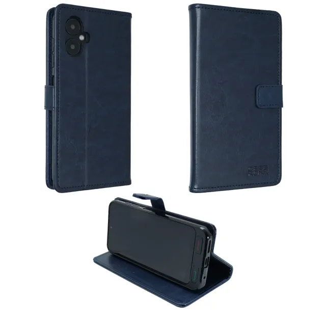 caseroxx Bookstyle SPC Zeus 2 Pro custodia portafoglio azzurro magnetica