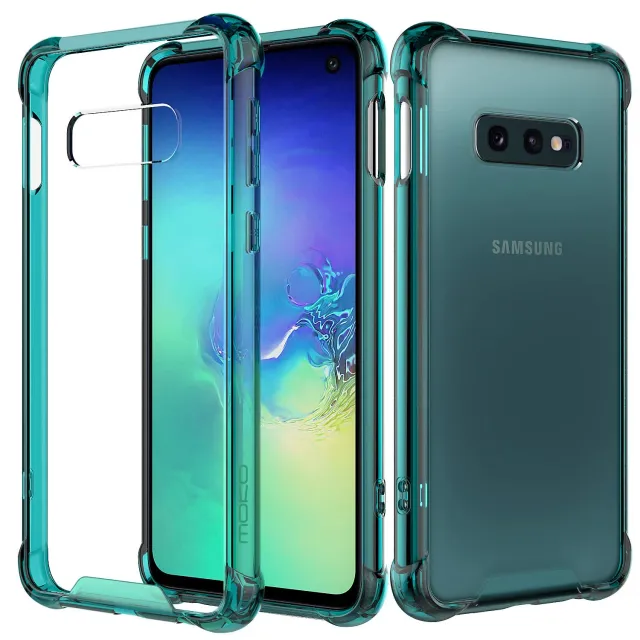 MoKo Halo Cover Galaxy S10e 5.8" Verde Trasparente Antiurto
