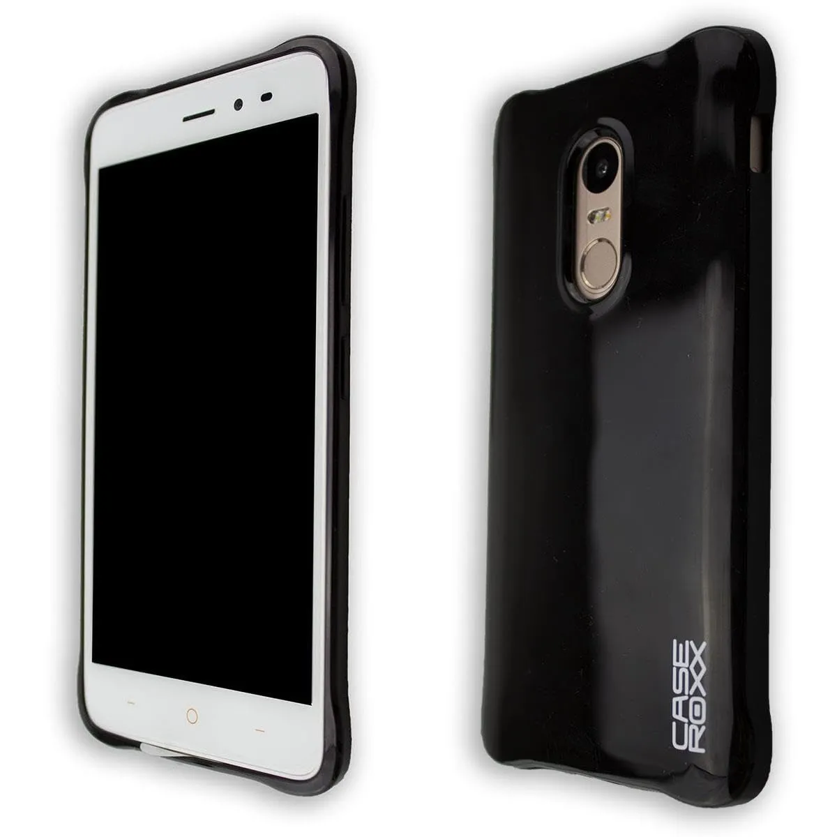 caseroxx TPU custodia per Neffos X1 nero antiurto