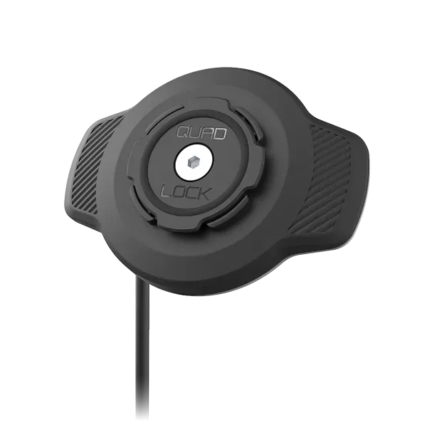 Quad Lock testa ricarica wireless bici IP67