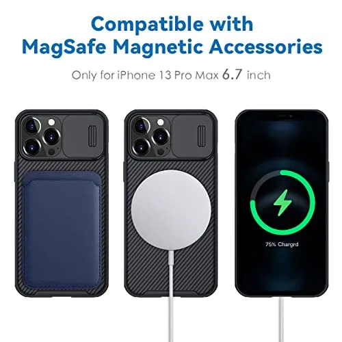 CloudValley iPhone 13 Pro Max custodia nera magnetica