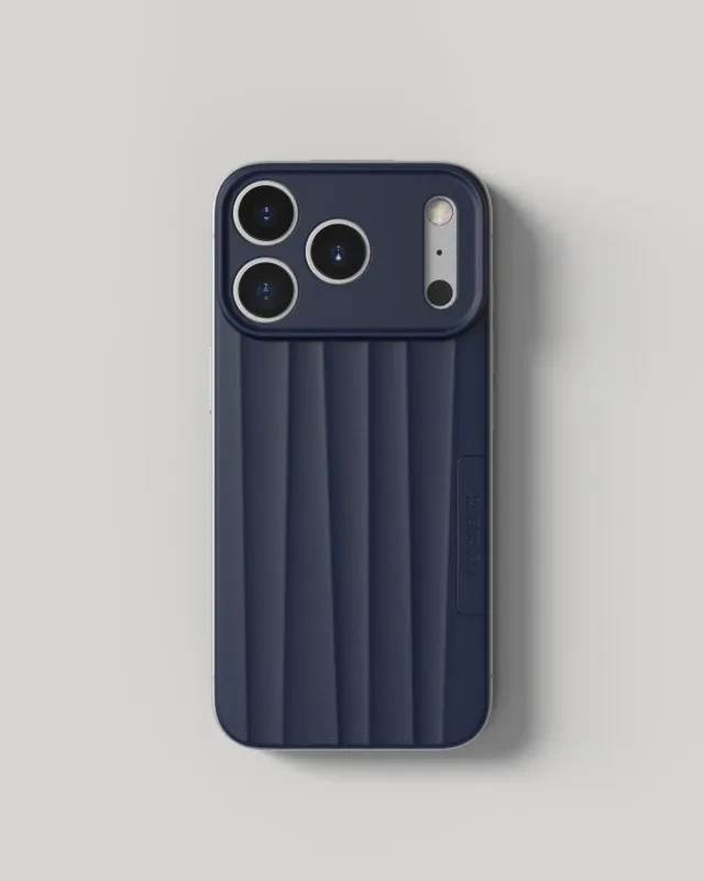Nudient Slice Case cover iPhone 17 Pro blu MagSafe ultrasottile