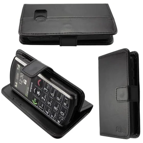 caseroxx Bookstyle Emporia Pure V25 custodia a libro nera
