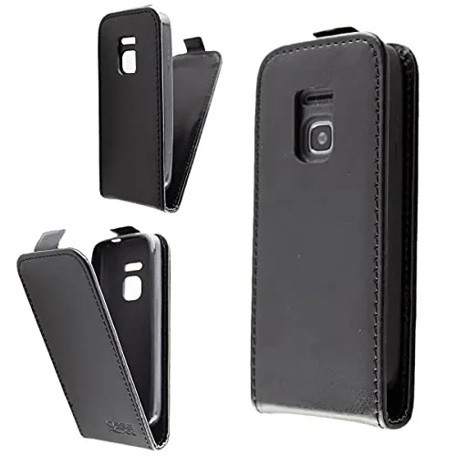 caseroxx Flip Cover Nokia 225 4G custodia libro nero magnetica