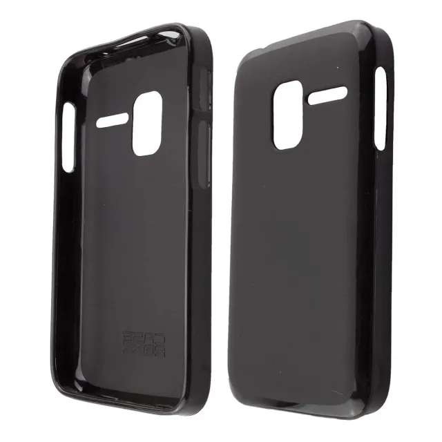 caseroxx TPU-Custodia Alcatel 2008G cover nera antiurto