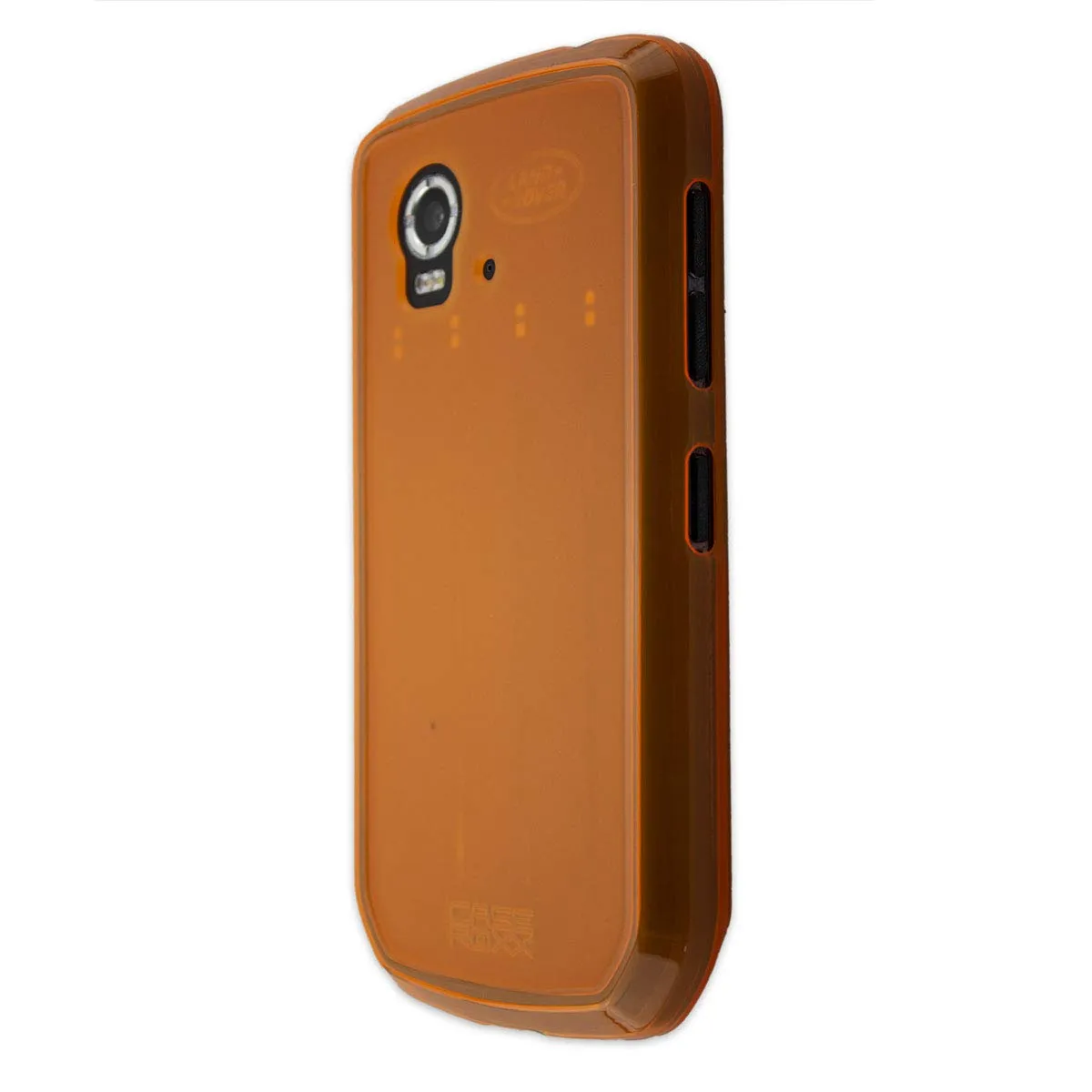 caseroxx TPU Land Rover Explore cover arancio antiurto