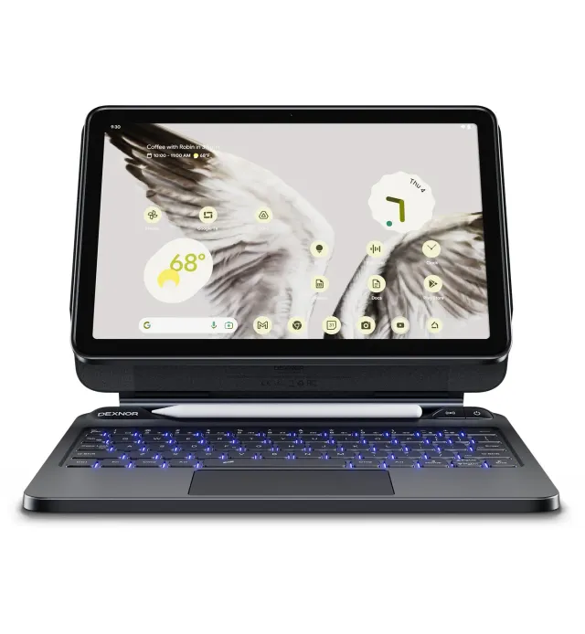 Dexnor Pixel Tablet 11 custodia tastiera nera retroilluminata