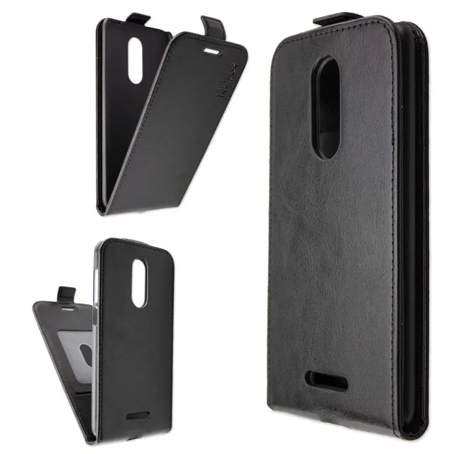 caseroxx Echo Moon cover flip finta pelle nero