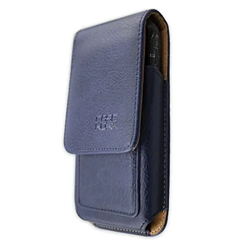 caseroxx Dexcom DBLG1 custodia pelle blu cintura carte