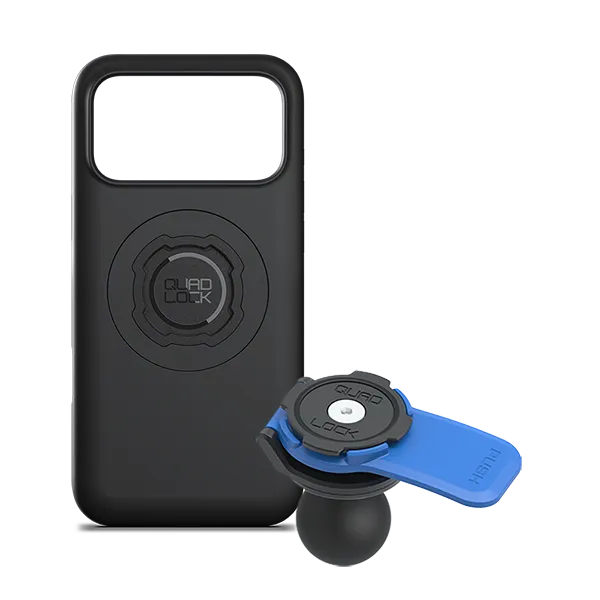 Quad Lock kit moto adattatore sfera 1" iPhone antivibrazione
