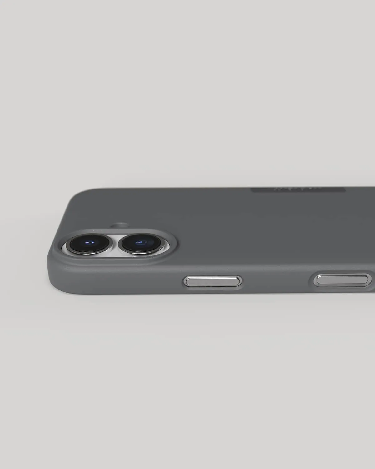 Nudient Thin Case custodia iPhone 17 Ash Grey MagSafe